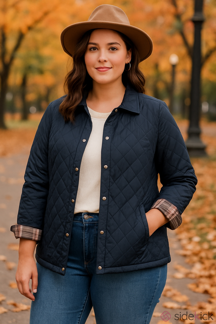 Browning Heritage Collection Navy Quilted Reversible  Barn/Chore/Utility Jacket
